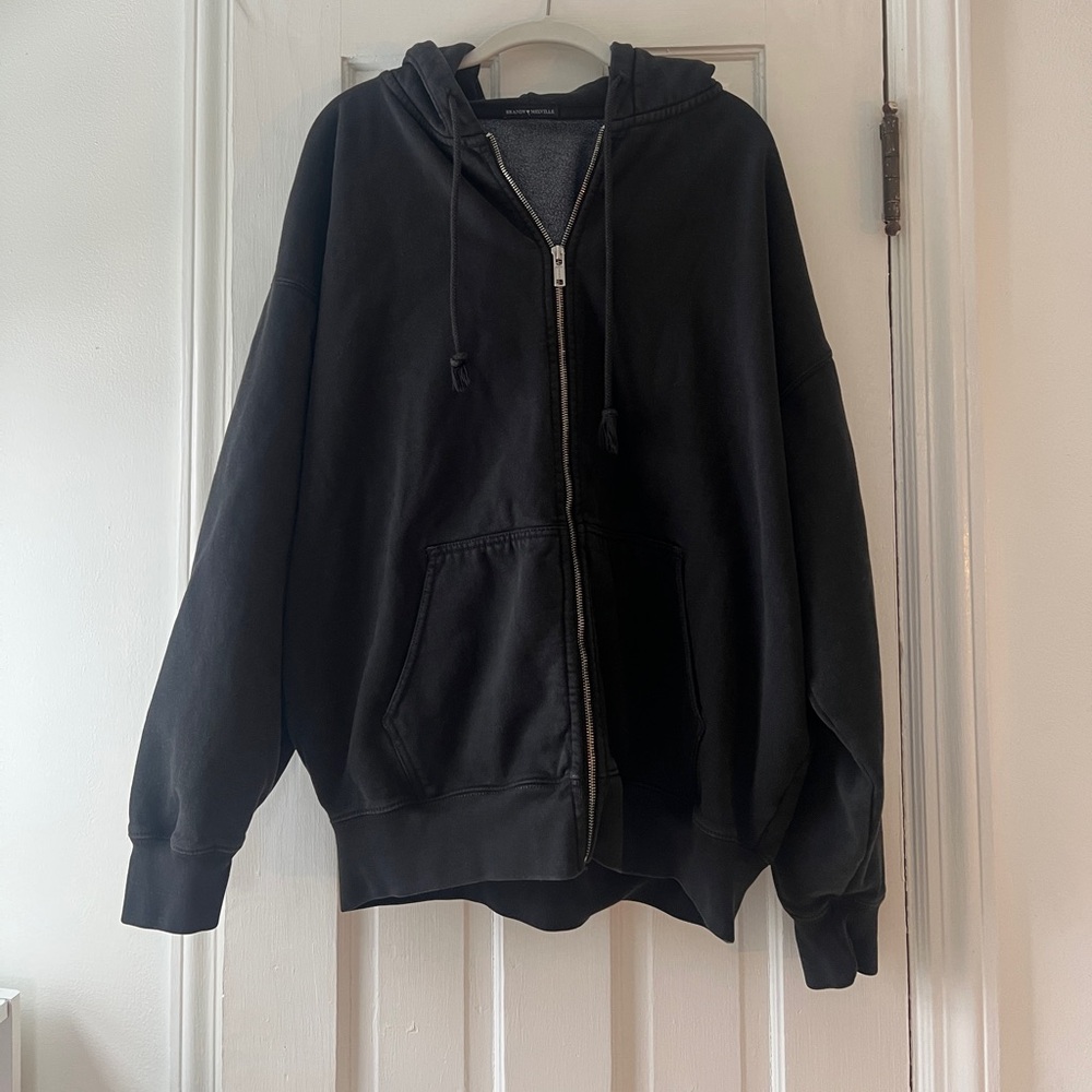 Brandy Melville Zip Up Oversized Fit